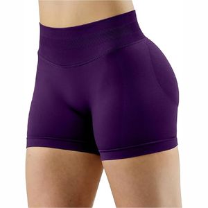 Shorts de sport pour femmes, taille haute, extensibles, pour fitness, yoga, entraînement, séchage rapide, vêtements de sport, tissu durable, shorts pour femmes - Product Image 4