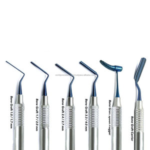 ชุดเครื่องมือปลูกถ่ายกระดูกทางทันตกรรม แบบแมนนวล ขนาด 1.0-4.0 มม. ด้ามจับแบบมีลาย ผลิตจากสแตนเลสสตีล สำหรับการผ่าตัดฝังรากเทียม - Product Image 5