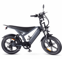 Bicicleta Eléctrica Todoterreno GT20 de 7 Velocidades, Motor sin Escobillas de Alta Velocidad de 48V, Batería Oculta, Cuadro de Acero, Resistente al Agua IP54, Doble Suspensión