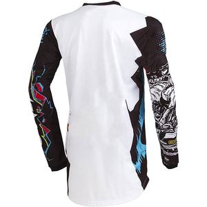 Jersey de Motocross Personalizado por Sublimación, Manga Larga, Logotipo en Relieve, Transferencia de Calor, Transpirable y de Secado Rápido - Product Image 3