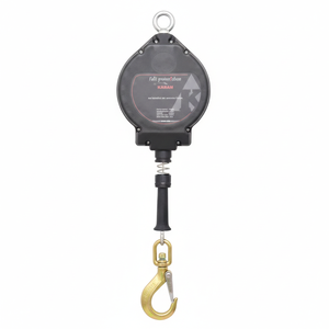 อุปกรณ์ป้องกันการตกแบบยืดหดได้เองพร้อมตัวเชื่อมต่อเร็ว รับน้ำหนักได้ 100 กก. ปรับความยาวได้ พร้อมห่วงเหล็ก D-Ring - Product Image 1