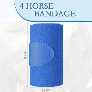 Nuevas vendas para patas de caballo de material ecológico, duraderas, impermeables, transpirables, de forro polar, para el cuidado equino. - Product Image 2