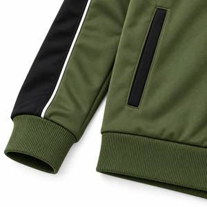 Custom <b>Men</b>’s Athletic Tracksuit <b>Set</b> Full Zip Sports Training Jacket with Matching Jogger Pants for Gym Running Teamwear - Product Image 5
