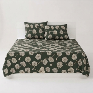 Olive Charm Bedsheet and 2 <b>pillow</b> in Set Classic 100% Cotton 150tc Grade a All-Season - Product Image 1