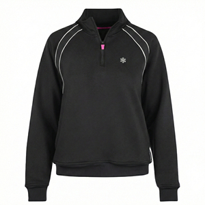 Custom Label Logo Brand Quarter Zip Warm Up <b>Scrub</b> Jacket Pullover Wholesale Factory Price Raglan Sleeves <b>Hospital</b> <b>Scrub</b> Jackets - Product Image 2