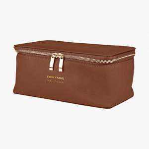 กระเป๋าคลิปทรงกล่องสไตล์ผู้หญิง วัสดุ PU ปิดด้วยซิปอเนกประสงค์ - Product Image 4