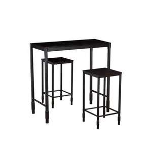 Mesa de Bar Moderna de Madera Comercial con Base Metálica de Alta Calidad, Mesa de Barra Resistente para Restaurante, Cafetería, Pub, Hotel - Product Image 1