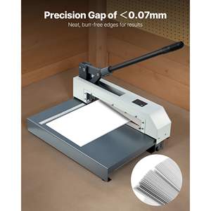 Outil de coupe de plaques métalliques robuste, cisaille manuelle à guillotine de 12 pouces, cadre solide, coupe de haute précision pour cartes de circuits imprimés - Product Image 4
