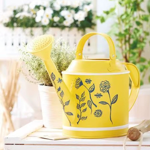 Canne à eau de jardin en métal robuste avec bec long, idéale pour arroser les plantes suspendues et les zones difficiles d'accès - Product Image 1