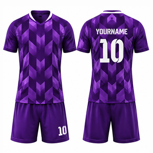 เสื้อฟุตบอลคอกลมแขนสั้นแบบซับลิเมชั่นสั่งทำขายส่งสำหรับผู้ชายและผู้หญิง ระบายอากาศได้ดี แห้งเร็ว สวมใส่สบาย รับผลิตแบบ OEM - Product Image 4