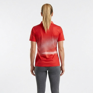 Camisetas Polo de Alta Calidad, Manga Corta, Corte Regular, para Hombre y Mujer, con Logotipo Personalizado OEM, Botones Cubiertos con Transferencia Térmica - Product Image 3