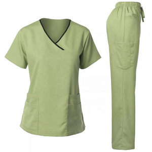 Vaslcare 2025 Women's Custom Printed Canvas <b>Scrubs</b> <b>Set</b> Soft Cozy Tops and Pants with Pockets Nurses <b>Scrub</b> Uniform <b>Sets</b> - Product Image 1