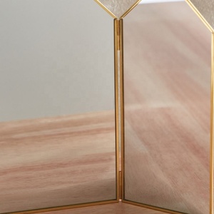 Hiện Đại Sang Trọng Kim Loại Trang Trí Đơn Giản Gương Tường Nghệ Thuật Và Bảng Top Cho Phụ Nữ Trang Điểm Thay Đồ Phòng Khách Trang Trí Nội Thất Gương Khung - Product Image 3