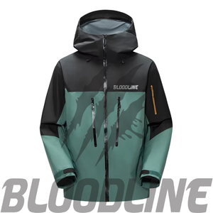 Men's Color Blocking <b>Waterproof</b> Breathable Windproof Eco-Friendly Quick Dry Puffer <b>Jacket</b> Zipper Closure Formal Winter Regular - Product Image 1