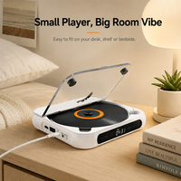 Lecteur CD portable avec Bluetooth, batterie rechargeable pour les voyages, l'audio domestique, fabrication OEM personnalisée