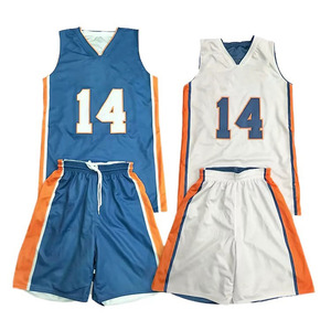 Ensemble d'uniformes de basketball personnalisés de haute qualité pour jeunes, 100 % polyester, imprimé par sublimation, respirant, pour hommes et femmes, OEM - Product Image 1