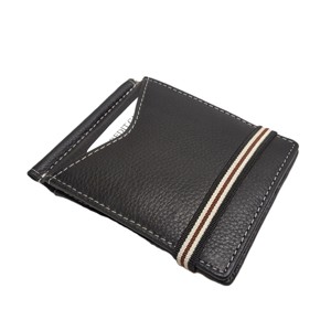 Genuine Leather Handmade <b>RFID</b> Blocking Simple Minimalistic Money Clip Cash Elastic <b>Wallet</b> Card Holders <b>Men</b> India Exporter Custom - Product Image 4