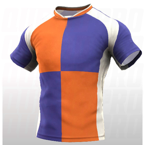 เสื้อรักบี้ผู้ชายไซส์ใหญ่ ระบายอากาศได้ดี เป็นมิตรกับสิ่งแวดล้อม แห้งเร็ว ผลิตโดยผู้ผลิตที่ดี  รับผลิตตามแบบ  ผ้าโพลีเอสเตอร์ 100% - Product Image 3