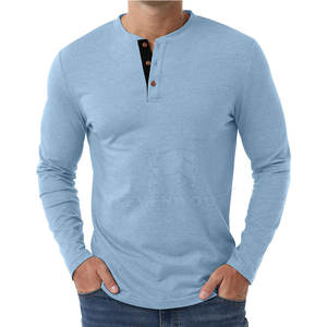 เสื้อเชิ้ตแขนยาวสีพื้นสไตล์ล่าสุดมาใหม่ ผ้าฝ้าย ขายส่งเสื้อเชิ้ตแขนยาวสำหรับผู้ชาย - Product Image 3