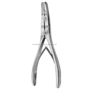High Quality A-1 VERITAS Straight & Curved Ruskin Bone Rongeur Forcep Stainless Steel Bone Surgery Instrument | needle holder - Product Image 1