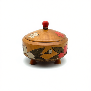 Boîte à chapati en bois artisanale de qualité supérieure avec organisateur d'épices, rangement de cuisine, conteneur à roti, produit utilitaire pour la maison - Product Image 2