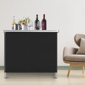 Mesa de Bar Plegable Portátil para Interiores y Exteriores, Podio para Ferias Comerciales, Fiestas, Picnics, Exposiciones, con Estuche de Transporte Incluido - Product Image 2
