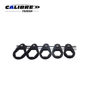 TAIWAN CALIBRE 5pc 24-38mm Oil Filter Offset <b>Socket</b> Wrench Removal Tools Set - Product Image 4
