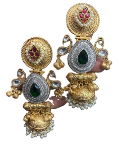 Latest Design Top Quality Vintage <b>Silver</b> Oxidized <b>Earrings</b> Jewelry for Women Tribal Kuchi Afghani Women's Jewelry <b>Earring</b> <b>Sets</b> - Product Image 3