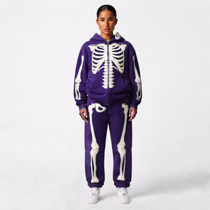 Vêtements de sport légers à capuche pour le streetwear, design personnalisé, vêtements de sport respirants, ensembles de survêtements, vêtements de gym, jogging pour hommes - Product Image 4