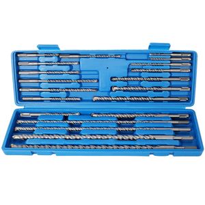 20pcs Impact Hammer <b>Drill</b> <b>Bit</b> <b>Set</b> SDS Plus with Storage Case Carbide Tipped for Concrete Stone Brick-for <b>Masonry</b> Work - Product Image 2