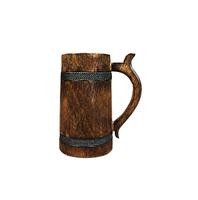 Tazas de Madera de Doble Pared Ecológicas de Alta Calidad y Gran Capacidad para Recuerdos de Boda, Uso en Fiestas, Decoración del Hogar, Estilo Vintage de Lujo