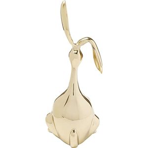 Sculpture de lapin plaquée or, figurine animale, décoration de table, décoration artistique moderne pour le salon, artisanale - Product Image 2