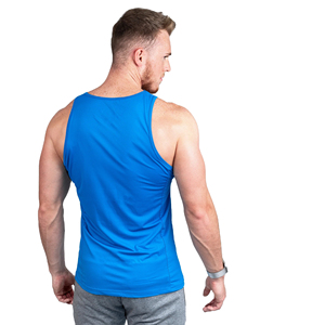 Vêtements de sport unisexes personnalisés en gros, débardeurs pour l'entraînement sportif et la musculation, respirants, séchage rapide, spandex/coton - Product Image 2