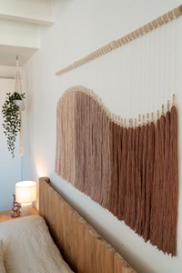 Handmade Simple Macrame <b>Wall</b> <b>Hanging</b> For Modern <b>Boho</b> Decor Elegant <b>Wall</b> Styling For Cozy Homes And Peaceful Interiors - Product Image 4