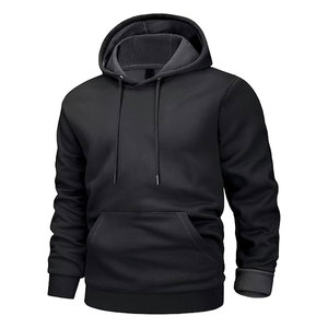 Sudadera con Capucha Oversize de Algodón 100% para Hombre, Estilo Urbano Vintage, Bordada, Lisa, Lavada, Personalizada para Invierno, OEM, con Serigrafía - Product Image 1