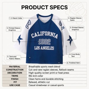 Women's Blue <b>White</b> Striped Regular Sleeve <b>V</b>-<b>Neck</b> Casual Slim Fit 100% Cotton Woven <b>T</b>-<b>Shirt</b> - Product Image 2