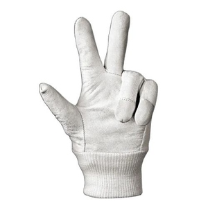 Gants de travail en cuir de chèvre de qualité supérieure, résistants au feu, protection industrielle des mains, poignet tricoté, protection industrielle des mains - Product Image 1