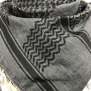 Breathable Custom Keffiyeh Shemagh Tactical Arabic Desert Scarf Outdoor Fashion <b>Head</b> <b>Wrap</b> OEM Manufacturer - Product Image 2