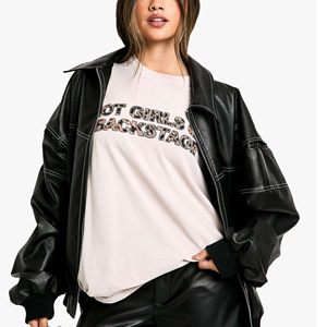 T-shirt personnalisé surdimensionné pour femme en toile 100 % coton écologique, coupe ample avec épaules tombantes et logo personnalisé - Product Image 6
