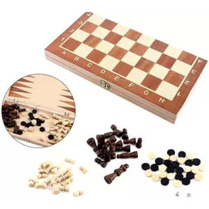 Juego de Ajedrez de Madera Maciza de Estilo Nórdico, Tablero de Ajedrez de Madera Profesional Personalizado, Juegos de Mesa Educativos Minimalistas de Alta Gama al por Mayor - Product Image 2