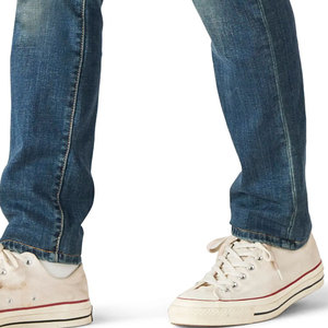 Men's Casual Classic Style Acid Wash Loose Fit Plus Size Custom Denim Jeans 100% Cotton Eco-Friendly Breathable - Product Image 5