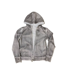 Custom Full Zip <b>Hoodie</b> Men's Heavyweight Fleece Zipper <b>Hoodie</b> Oversized Streetwear Sweatshirt with Logo - Product Image 1