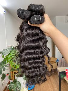 Extensions de cheveux 100% humains Remy Virgin, qualité luxe, sans nœuds, ondulation naturelle lâche, ondulation profonde, boucles italiennes, cheveux cambodgiens, double trame machine - Product Image 5