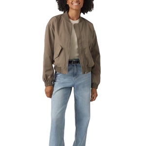 Femmes 100% haute qualité respirant fini toile Bomber veste Street Wear méthode de tissage non tissé - Product Image 2