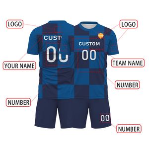 Maillot de football personnalisé gratuit, nouveau design, qualité supérieure, transfert thermique, uniforme d'équipe de football, respirant, anti-humidité, entraînement, pour hommes - Product Image 4