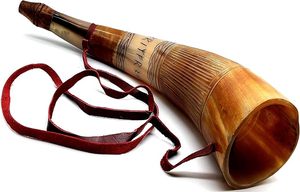 แตรวัวกระทิงธรรมชาติแบบพิเศษสไตล์ไวกิ้ง ทำตามสั่ง รูปทรงสัตว์ เป่าโดยตรงจากผู้ผลิต - Product Image 4