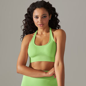 Top Deportivo OEM 2026 para Mujer, para Fitness, Running, Gimnasio, Yoga, con Logotipo Personalizado, Relleno, Color Azul - Product Image 5