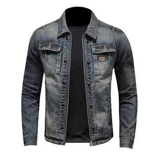 Chaquetas de Mezclilla para Hombre, Diseño Único, Última Moda, Fabricación Personalizada, Precio de Fábrica, Chaqueta Estampada para Hombre, Directo de Fábrica, Alta Calidad - Product Image 6
