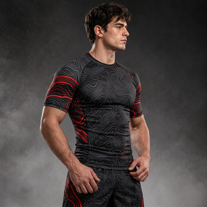 Chemises de surf extensibles pour hommes, coupe athlétique, respirantes et à séchage rapide, pour les collections de maillots de bain et les détaillants de vêtements de bord de mer (Marque privée) - Product Image 1