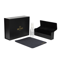 XUZE PB-1025 Coffret Cadeau en Carton pour Lunettes de Soleil et de Vue, Emballage en Carton Noir Recyclé, Logo Personnalisé, 191x60x143mm, MOQ 200 pièces